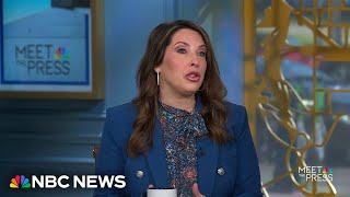 Ronna McDaniel says there was ‘tension’ between RNC and Trump campaign over debates Full interview [upl. by Tuckie809]