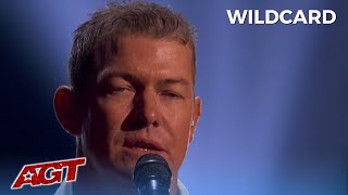 Matt Mauser Gives HEART WRENCHING Wildcard Performance on AGT [upl. by Novrej]