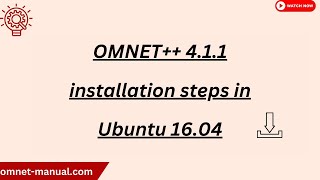 OMNET 4 1 1 installation steps in Ubuntu 16 04 [upl. by Laspisa209]