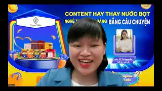 Content Hay Thay Nước Bọt  Nghệ Thuật Bán Hàng Bằng Câu Chuyện  Mentorr Ti Ti Nguyễn Chia Sẻ [upl. by Narot]