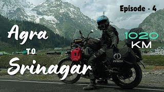 1020 KM Ride করে পৌঁছে গেলাম Agra থেকে Srinagar  Ep4  Kolkata to Ladakh [upl. by Ecyle]