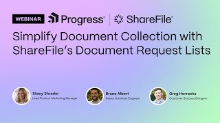 Simplify Document Collection with ShareFiles Document Request Lists [upl. by Ennahtur572]