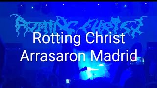 ROTTING CHRIST NON SERVIUM MADRID 1910 2024 [upl. by Atel]