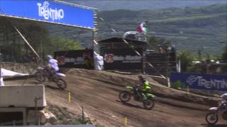 Max Anstie vs Dylan Ferrandis MXGP of Trentino Race 1  motocross [upl. by Nhaj]