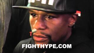 FLOYD MAYWEATHER SAYS MANNY PACQUIAO FIGHT WAS MOST IMPORTANT OF HIS CAREER quotSO MUCH HYPE ON HIMquot [upl. by Yarahs23]