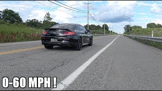 First Launch Control in the Mercedes AMG C63s AND 060 MPH  How quick is it [upl. by Nittirb914]