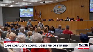 Cape Coral’s new council eliminates stipend on day one [upl. by Seyler689]