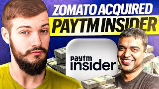 Indian Startup News 223 Zomato Acquires Paytm Insider to Take on BookMyShow [upl. by Nitnelav]