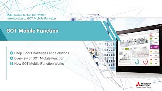 Mitsubishi Electric GOT2000 Introduction to GOT Mobile Function [upl. by Sukul]