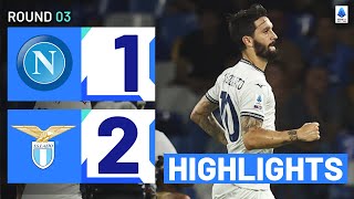 NapoliLazio 12  Biancocelesti stun champions Goals amp Highlights  Serie A 202324 [upl. by Apple]