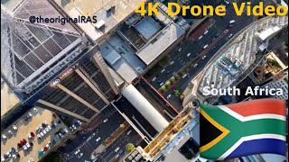 🇿🇦 JOHANNESBURG CAPE TOWN DURBAN SANDTON SOUTH AFRICA  AERIAL DRONE FOOTAGE 4K [upl. by Hedley]