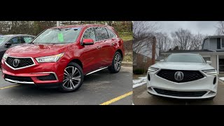 OLD vs NEW 2020 Acura MDX Technology vs 2023 Acura MDX Advance [upl. by Refenej]