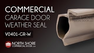 Commercial Garage Door Seal for OverHead Door Sectional Steel Doors [upl. by Duomham]