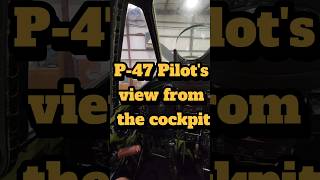 P47 cockpit instrument layout and view from pilots seat [upl. by Eelrahc]