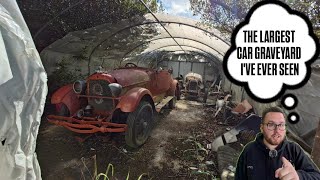 WERE THE FIRST TO EVER FIND THIS ABANDONED CAR GRAVEYARD 🚗 [upl. by Beatty668]