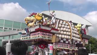 2024 八幡津島神社祭典（川尻）千秋楽 西組 宮入 [upl. by Attenyl]