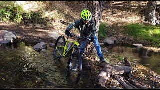 Noble Canyon Dad cant keep up with 10yr old Son on advanced trail [upl. by Fogel701]