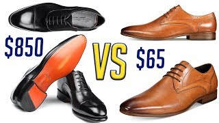 Splurge or Steal Dress Shoes 850 Santoni VS 65 Bar3  Mens Fashion 2017  Gents Lounge [upl. by Inilam]