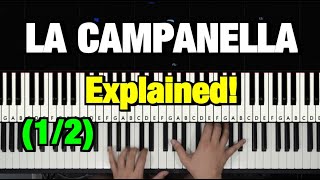 HOW TO PLAY  LISZT  LA CAMPANELLA PIANO TUTORIAL LESSON Part 1 of 2 [upl. by Templas]