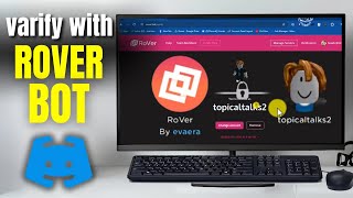 How To Verify With Rover Discord Bot [upl. by Calvo]