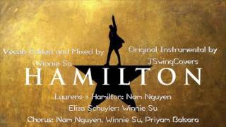 Hamilton  Satisfied Karaoke with backing vocals Sing with me  You Sing Angelica  Winnie Su [upl. by Arreis]