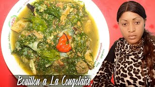 Rytha BM Bouillon à la Congolaise Poisson salé et poisson fumé [upl. by Natanoy]