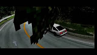 Ae86 vs Ae86 Initial D Street Stage [upl. by Nodal924]