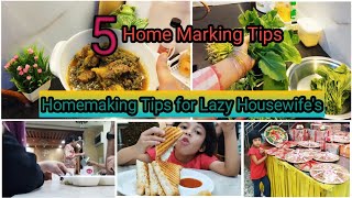 5 Homemaking Tips For A Lazy Housewife ✅ How To Be Active amp Stress Free Homemaker ✅ [upl. by Lanni240]