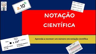 NOTAÇÃO CIENTÍFICA NÚMEROS EM NOTAÇÃO CIENTÍFICA 8º ano [upl. by Yoccm]