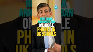 Rishi Sunak Announces Ban On Mobile Phones In UK Schools [upl. by Ayotac]