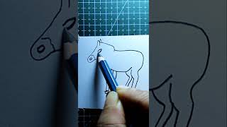 Easy drawing tutorial of zebra 🦓🦓art drawingtutorials drawing painting artandcraft [upl. by Aseeral694]