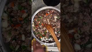 Ground beef wveggies breakfast amp lunchannsuematthews [upl. by Ahsha]