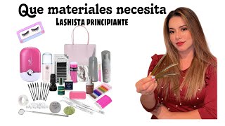 Que materiales necesitas para hacer extensiones de pestañas [upl. by Esyli715]