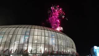 Feu dartifice Indochine Lille 22 06 2019 stade Pierre Mauroy [upl. by Odlareg]