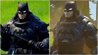 LEAKED quotARMORED BATMAN ZEROquot SKIN GAMEPLAY  DC Comics Skin  Fortnite Battle Royale [upl. by Nyletak897]