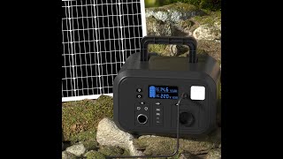 Solar power Bank Solar charging power bank Solar Energy storage system Outdoor Camping power bank [upl. by Wren]