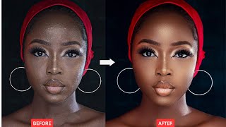 HighEnd Skin Retouching Beginner Photoshop Tutorial Step by Step  Frequency Separation phlearn [upl. by Itisahc]