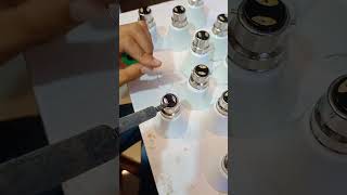 video LED bulb manufacturing and pin soldering connector [upl. by Daberath]