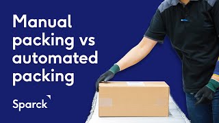 Manual packing vs automated packing [upl. by Augy]