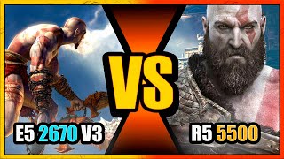 Xeon E5 2670 V3 vs Ryzen 5 5500  Teste em Jogos [upl. by Winston129]