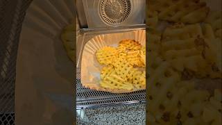 1st time Cooking Waffle Fries in Ninja XL air fryer [upl. by Chelsie]