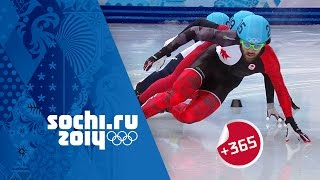 Hamelin Gold  Mens Short Track Speed Skating 1500m Full Final  Sochi365 [upl. by Kary]