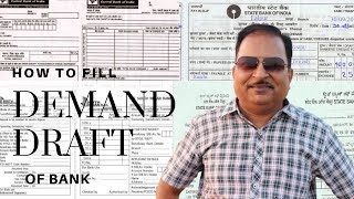 How to fill up Bank DD form  Step by Step Procedure of How to make Demand Draft in bank  CJTalk [upl. by Eirot]