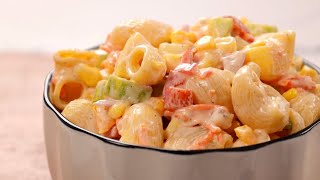 This Quick amp Healthy Pasta Salad Takes Less Than 20 Minutes To Make [upl. by Hafeetal]