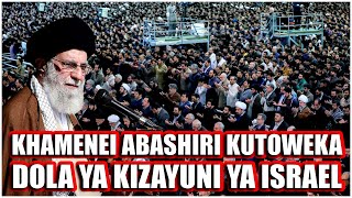 KHAMENEI ABASHIRI KUTOWEKA DOLA YA KIZAYUNI YA ISRAEL MADAKTARI WA USA WAISUTA ISRAEL KWA UONGO [upl. by Skelly112]