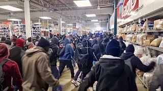 NYC Gets Worse… Shoplifters Raid Costco [upl. by Nerhe590]