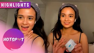 Rhen Escaños skincare routine  Hotspot 2021 Episode Highlights [upl. by Huebner]