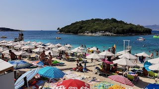 Boom di turisti italiani al mare in Albania [upl. by Suinuj]