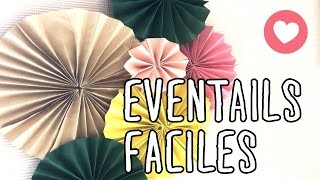 Déco  1   Des éventails pour décorer votre salle  ♡ [upl. by Traver]