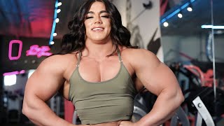 HUNTER ANDERSON Bigger Than The Big Guys Female Bodybuilder [upl. by Assilac]